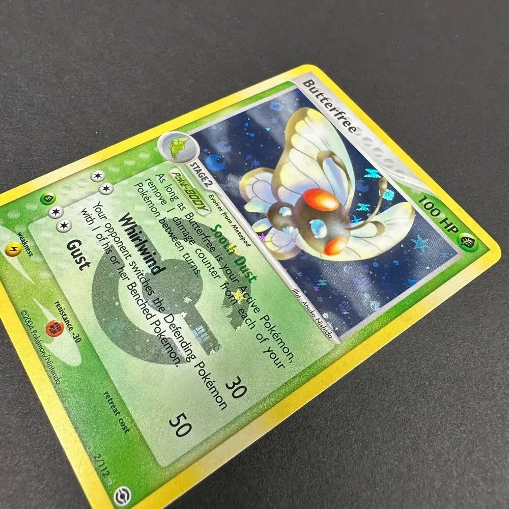 Pokemon TCG Butterfree EX FireRed LeafGreen Reverse Holo Rare NM/LP